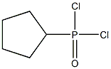 Cyclopentyldichlorophosphine oxide Struktur