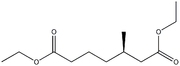 [R,(+)]-3-Methylpimelic acid diethyl ester Struktur