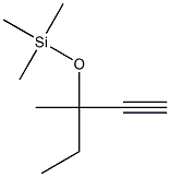 3-Methyl-3-(trimethylsiloxy)-1-pentyne Struktur