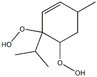 p-Menthadiene hydroperoxide Struktur