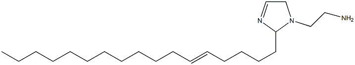 1-(2-Aminoethyl)-2-(5-heptadecenyl)-3-imidazoline Struktur