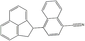 4-(Acenaphthen-1-yl)-1-naphthalenecarbonitrile Struktur