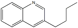 3-Butylquinoline Struktur