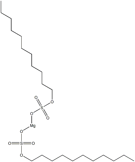 Bis(undecyloxysulfonyloxy)magnesium Struktur