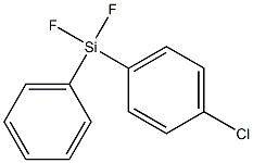 1-Chloro-4-[difluoro(phenyl)silyl]benzene Struktur