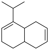 1,4,4a,5,6,8a-Hexahydro-8-isopropylnaphthalene Struktur