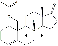 19-Acetyloxyandrost-4-en-17-one Struktur