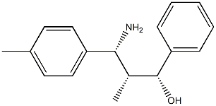 (1R,2R,3R)-3-Amino-2-methyl-1-phenyl-3-(p-tolyl)propan-1-ol Struktur