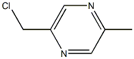 5-Chloromethyl-2-methylpyrazine Struktur