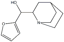 (Quinuclidin-2-yl)(furan-2-yl)methanol Struktur