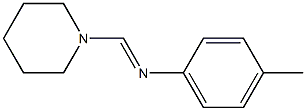 N-(Piperidinomethylene)-4-methylaniline Struktur