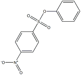 4-Nitrobenzenesulfonic acid phenyl ester Struktur