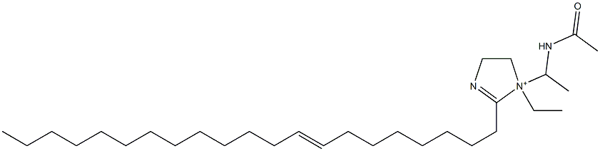 1-[1-(Acetylamino)ethyl]-1-ethyl-2-(8-henicosenyl)-2-imidazoline-1-ium Struktur