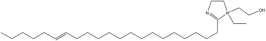 1-Ethyl-2-(15-henicosenyl)-1-(2-hydroxyethyl)-2-imidazoline-1-ium Struktur