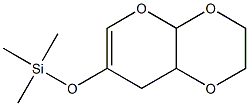 2,3,4a,8a-Tetrahydro-7-[(trimethylsilyl)oxy]-8H-pyrano[2,3-b]-1,4-dioxin Struktur