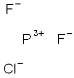 Phosphorus(III) chloride difluoride Struktur