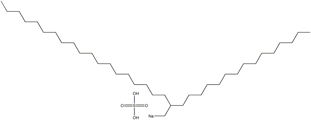 Sulfuric acid 2-pentadecylhenicosyl=sodium salt Struktur