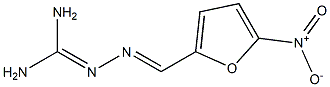 5-Nitro-2-furfurylidene aminoguanidine Struktur