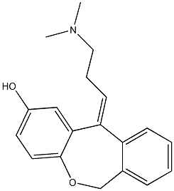 (Z)-11-[3-(Dimethylamino)propylidene]-6,11-dihydrodibenz[b,e]oxepin-2-ol Struktur