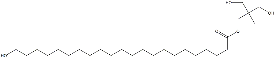 22-Hydroxydocosanoic acid 2,2-bis(hydroxymethyl)propyl ester Struktur