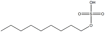 Sulfuric acid hydrogen nonyl ester Struktur