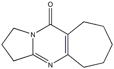 1,2,3,5,6,7,8,9-Octahydro-10H-4,10a-diazacyclohept[f]inden-10-one Struktur