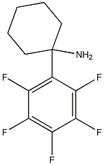 1-(Pentafluorophenyl)cyclohexylamine Struktur