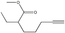 7-Octyne-3-carboxylic acid methyl ester Struktur