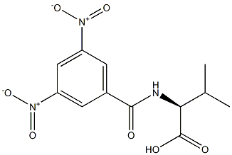 N-(3,5-Dinitrobenzoyl)valine Struktur