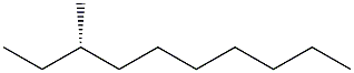 [S,(+)]-3-Methyldecane Struktur