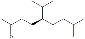 [S,(+)]-5-Isopropyl-8-methylnonane-2-one Struktur