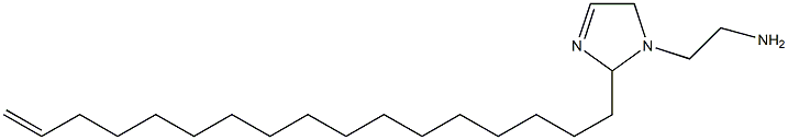 1-(2-Aminoethyl)-2-(16-heptadecenyl)-3-imidazoline Struktur