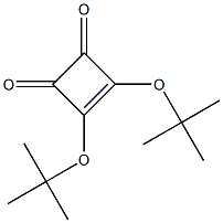 3,4-Bis(tert-butyloxy)-3-cyclobutene-1,2-dione Struktur