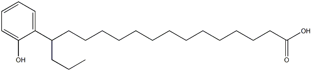 15-(2-Hydroxyphenyl)stearic acid Struktur