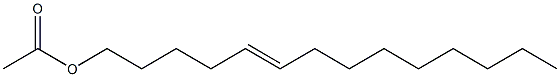 (E)-1-Acetoxy-5-tetradecene Struktur