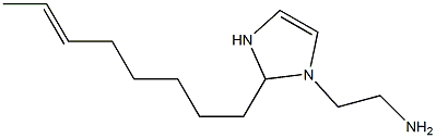 1-(2-Aminoethyl)-2-(6-octenyl)-4-imidazoline Struktur