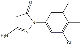 3-Amino-1-(5-chloro-3,4-dimethylphenyl)-5(4H)-pyrazolone Struktur