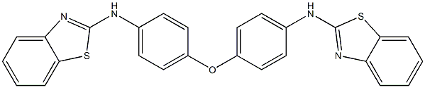 2,2'-[Oxybis(4,1-phenylene)bis(imino)]bis(benzothiazole) Struktur