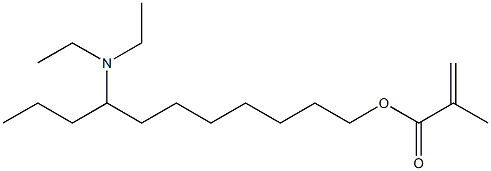 Methacrylic acid 8-(diethylamino)undecyl ester Struktur