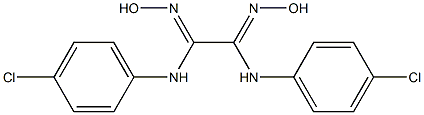 N,N'-Bis(4-chlorophenyl)ethanediamide dioxime Struktur