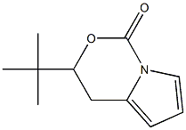 3,4-Dihydro-3-tert-butylpyrrolo[1,2-c][1,3]oxazin-1-one Struktur