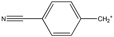 4-Cyanobenzyl cation Struktur