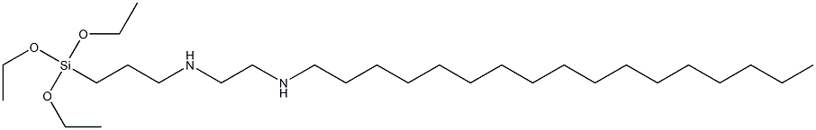 3-(Triethoxysilyl)-N-[2-(heptadecylamino)ethyl]propan-1-amine Struktur