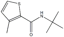 N-tert-Butyl-3-methylthiophene-2-carboxamide Struktur