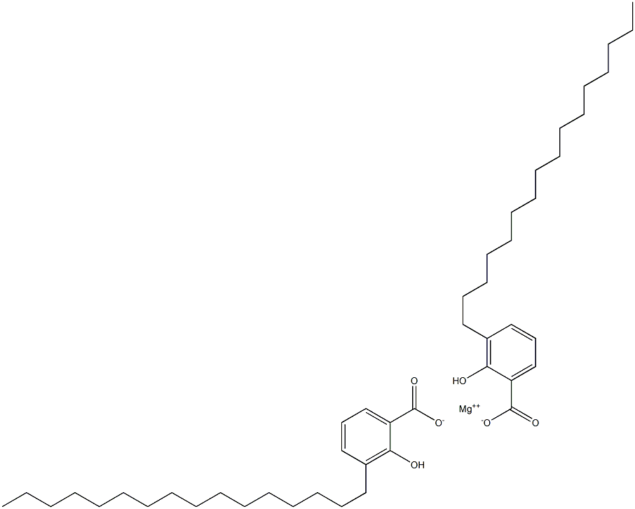 Bis(3-hexadecylsalicylic acid)magnesium salt Struktur