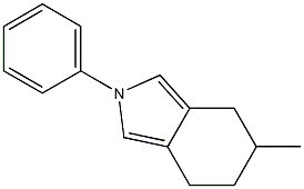 4,5,6,7-Tetrahydro-5-methyl-2-phenyl-2H-isoindole Struktur