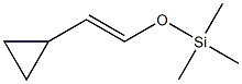 [(E)-2-(Trimethylsilyloxy)ethenyl]cyclopropane Struktur