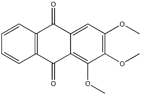 2,3,4-Trimethoxyanthracene-9,10-dione Struktur