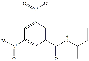 N-(1-Methylpropyl)-3,5-dinitrobenzamide Struktur