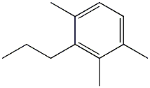 1,2,4-Trimethyl-3-propylbenzene Struktur